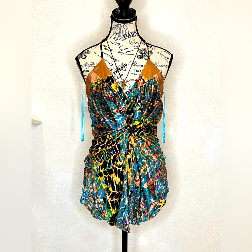 Marciano Colorful Halter Blouse